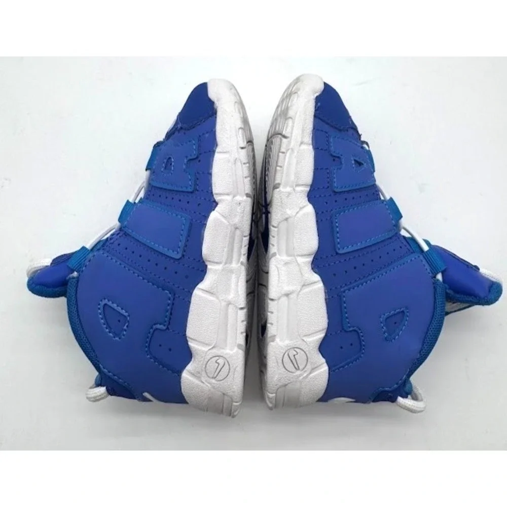 Nike Air More Uptempo GS Royal Blue White Sneakers Kids US 8C DM1027-400